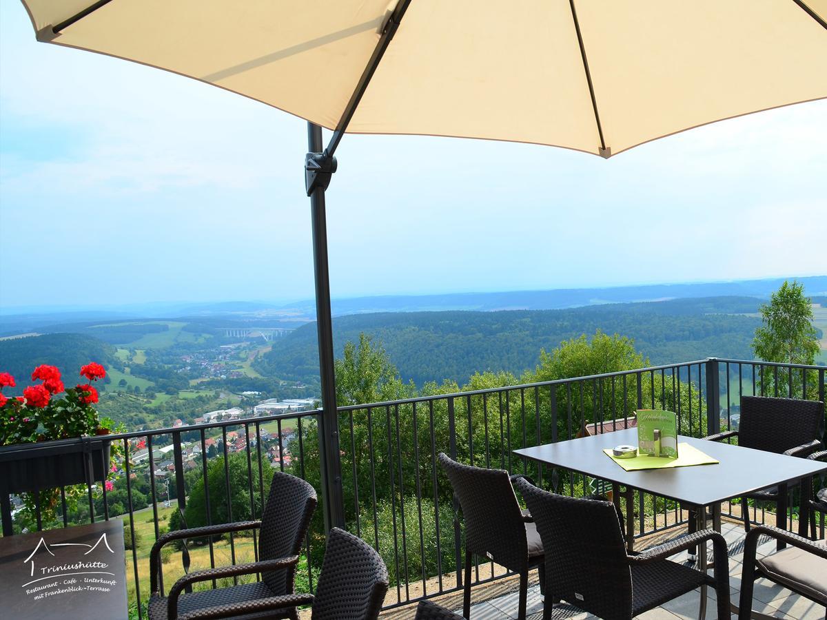 Die Triniushuette "Thueringens Schoenste Aussicht" Rauenstein ภายนอก รูปภาพ