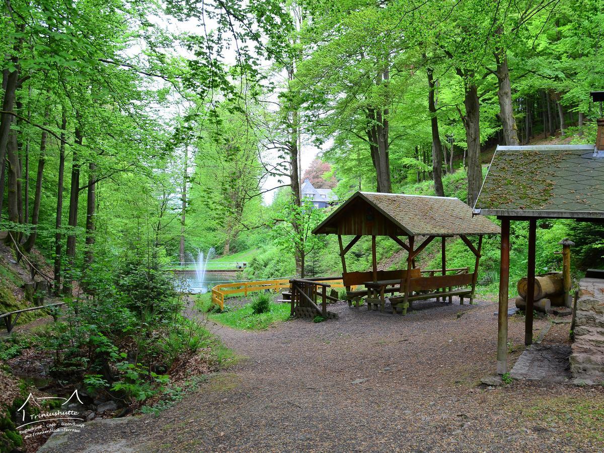 Die Triniushuette "Thueringens Schoenste Aussicht" Rauenstein ภายนอก รูปภาพ