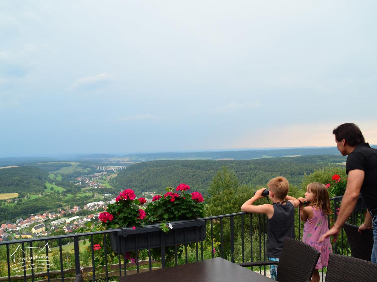 Die Triniushuette "Thueringens Schoenste Aussicht" Rauenstein ภายนอก รูปภาพ